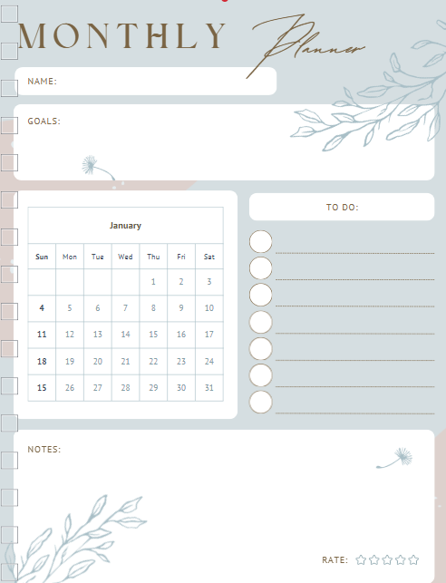 planner 2026